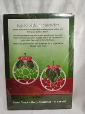 LEGEND Of The DREAMCATCHER Christmas PEACE  HOPE Ornaments  FREE SHIPPING  h