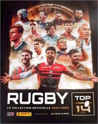 Caja De 50 Sobres De Cromos Rugby Top 14 2024-2025 | 250 Pegatinas Totales | 326 Cromos Coleccionables | Panini