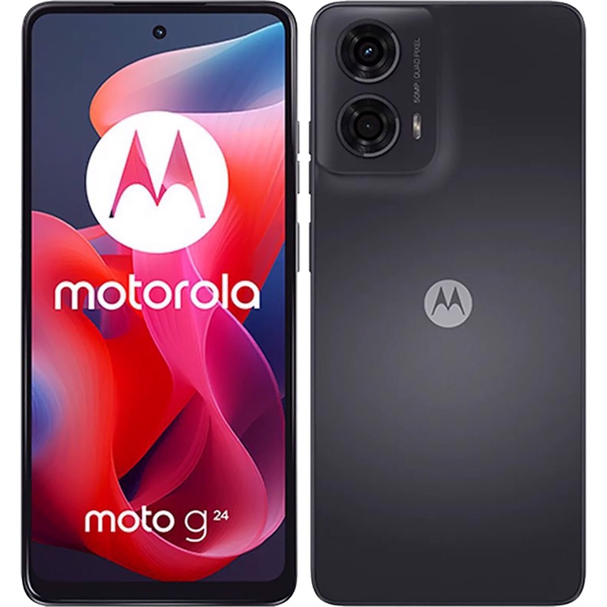 Motorola Moto G24 4G Matte Charcoal 128GB + 4GB Dual-SIM Unlocked