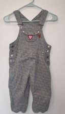 Vintage 1999 Wizard of Oz Corduroy Floral Print Overalls Dorothy  Me