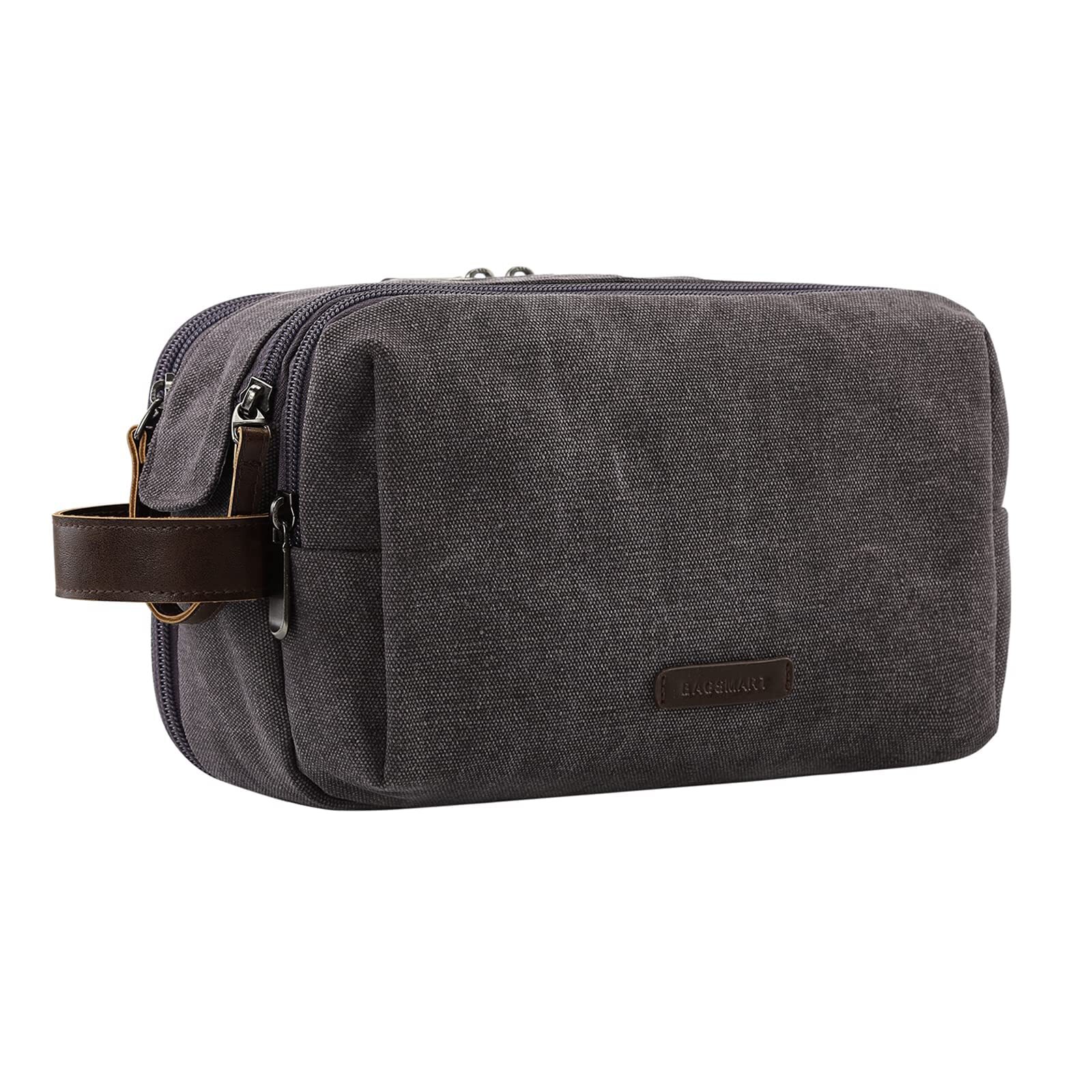 Toiletry Bag for Men, Canvas Travel Toiletry Organizer-image