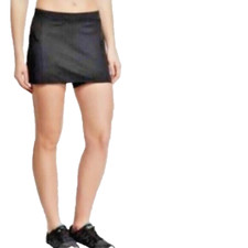 Champion Black Running Tennis Skirt Shorts Skort Size Small With Pocket