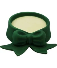 Goebel Christmas Green Bow Ribbon Base 818286 Made in Germany New In Box MINT