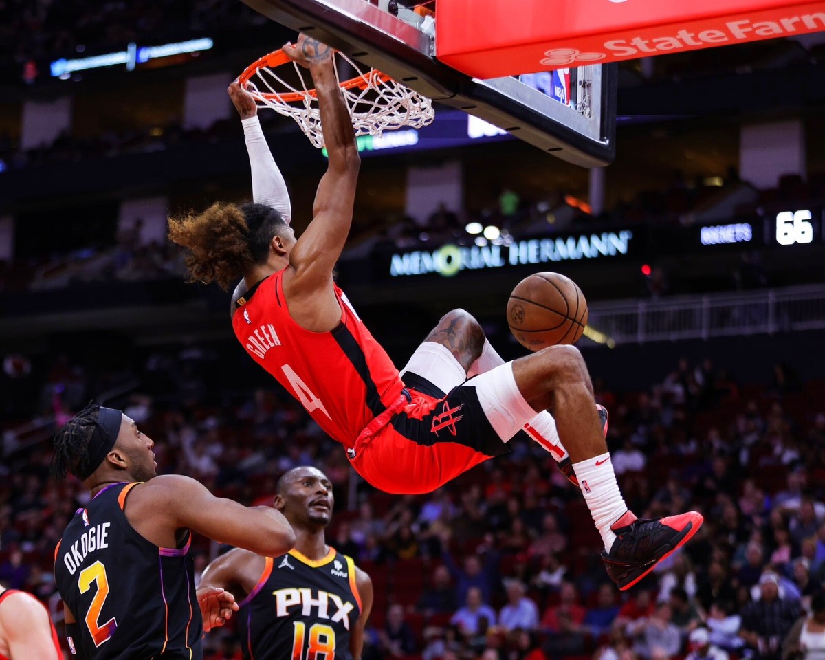 8x10 Photo JALEN GREEN Houston Rockets NBA Dunk | eBay
