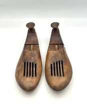 Vintage Wooden Shoe Tree Keepers Stretchers Forms 10.75"L