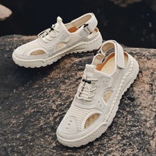 38-46 Men Closed Toe Mesh Slingback Hollow out Sandal Summer Beach Holiday Shoes