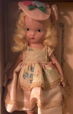 NASB Nancy Ann Story Book 121 HE LOVES ME, HE LOVES ME NOT Doll With Box