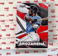 2021 Topps Fire Randy Arozarena #163 Tampa Bay Rays Base card