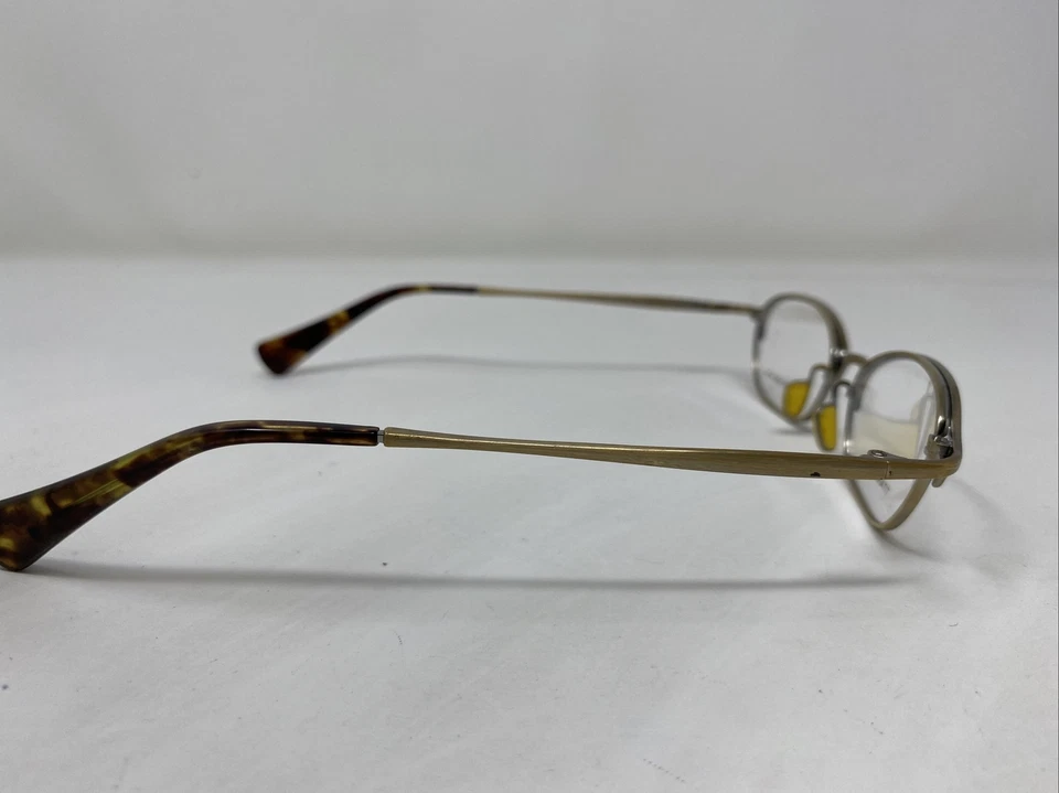 Marco de gafas Donna Karan 8610 718 49-16-135 dorado antiguo Japón borde completo QS11 Foto 4 de 4