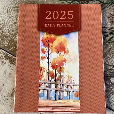 Boys Ranch American Birds Flowers Nature 12 Month 2025 Daily Planner Calendar
