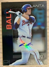 2020 Bowman Platinum Baseball - Autograph Card - Bryce Ball RC - Atlanta Braves