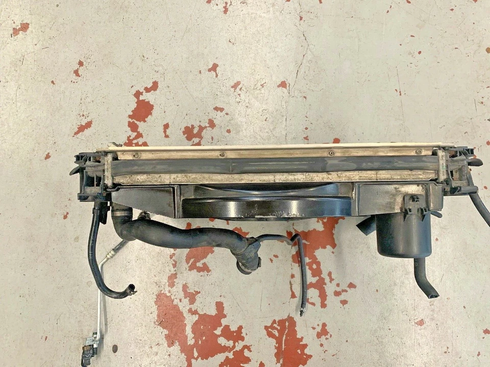 Conjunto condensador radiador ventilador refrigeración Mercedes S500 S430 2000-2001 OEM Foto 3 de 4