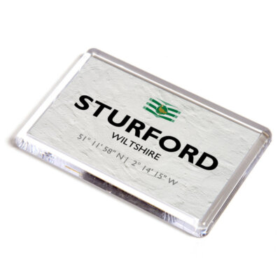 Sturford Mead FRIDGE MAGNET - Sturford, Wiltshire - Lat/Long ST8344 | eBay UK