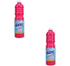 2 x 1L Asevi Floor Cleaner Provides An Intense Floral Scent Around The Home -Mio 5.49 per litre