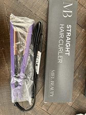 Miel Beauty Purple Straight Hair Curler Flat Iron New In Box