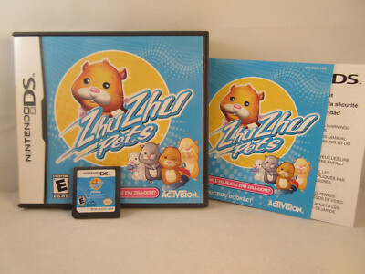 Zhu Zhu Pets (Nintendo DS) CIB Complete In Case with Manual - Very Good