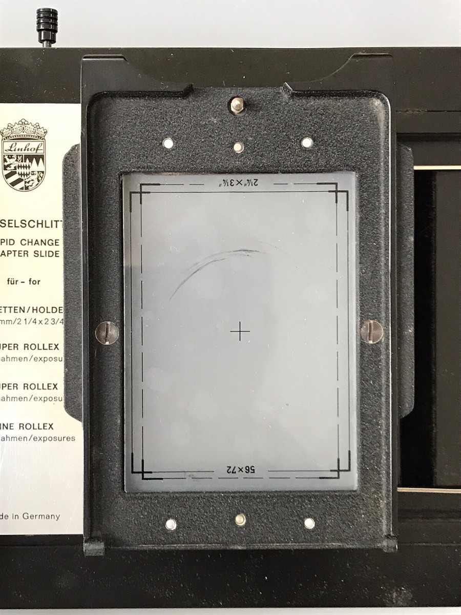 wechselschlitten LINHOF 9×12 4×5 Linhof Change Slide 9X12/4X5