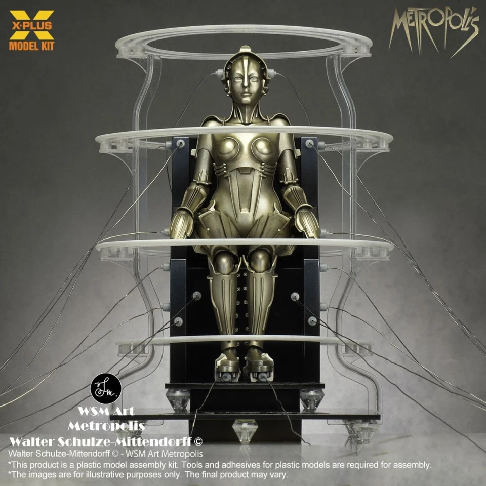 Kit Modelo Plástico Metropolis Seated Maschinenmensch Maria Escala 1:8 (XLP-37) Foto 3 de 4