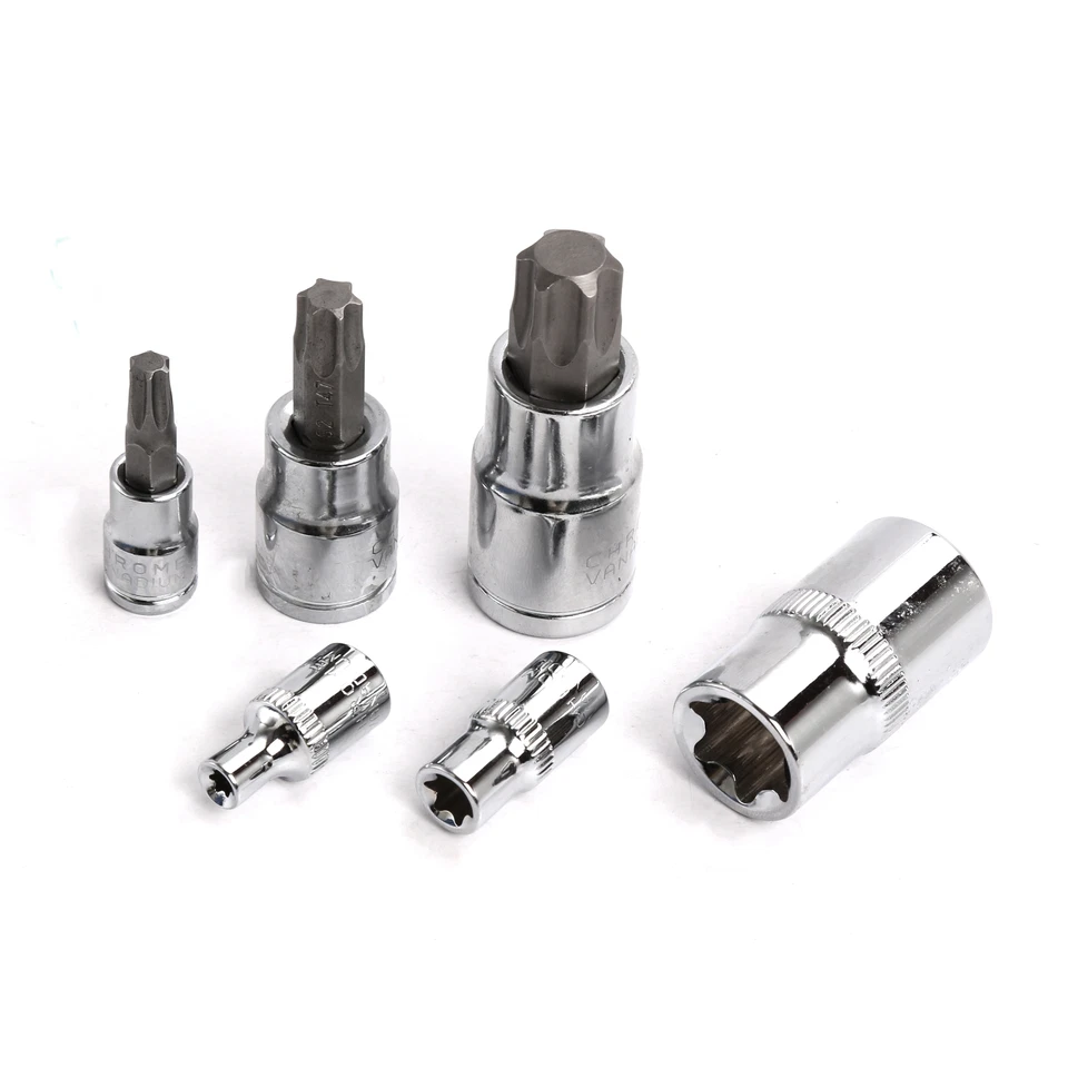 1/4 3/8 1/2 External Socket Torx Bit 35pc E Tamper Proof Security Star Female - Image 3 of 4