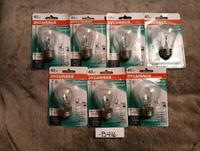 7 Sylvania 40W Clear A15 Ceiling Fan Bulbs