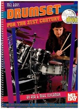 MEL BAY'S DRUMSET FOR THE 21ST CENTURY MUSIC BOOK/CD SILVERMAN SPIRAL BOUND NEW