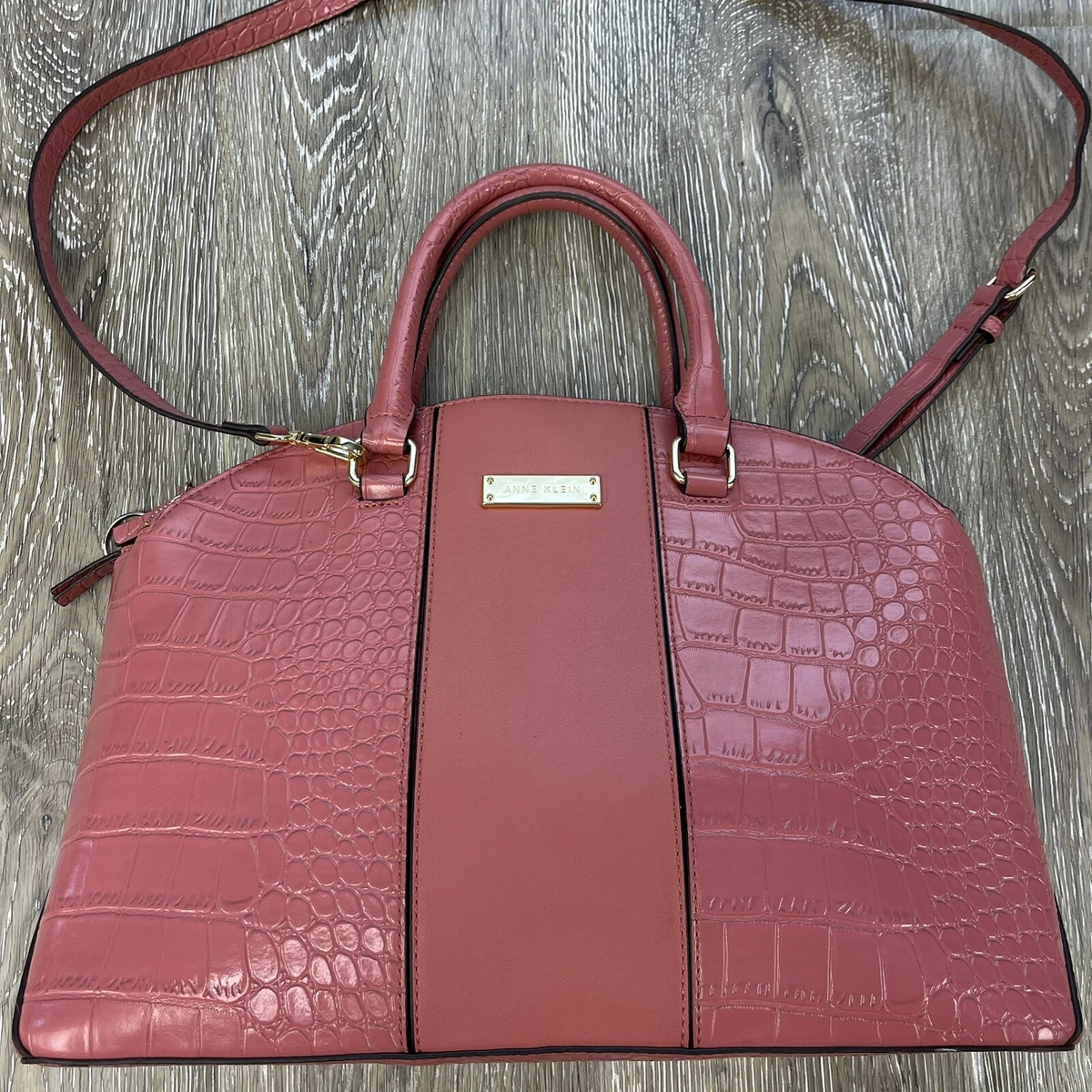 Anne klein online pink handbag