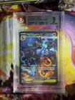 Pokémon Mega Charizard X EX SIR Holo 125/094 Phantasmal Flames Beckett 9 - BGS 9