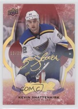 2016-17 Upper Deck MVP High Series Super Script 12/25 Kevin Shattenkirk #243 a3q