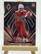 Panini Trey Benson Arizona Cardinals NFL Rookie Trading Card Lot (2 Cards)