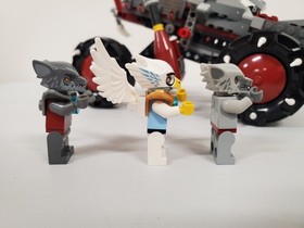 LEGO LEGENDS OF CHIMA: Wakz' Pack Tracker (70004) - 100% Complete w/ Manual