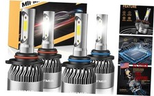 9005 9006 Bulbs Combo 6500K White 800 Brightness 40000LM 9005 9006