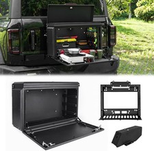 Rear Tailgate Table Storage Lockable Box For Jeep Wrangler Jk Jl Ford Bronco