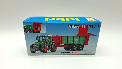 Kibri H0 1:87 11174 - Traktor Fendt + Kemper Düngerstreuer Bausatz in OVP selten