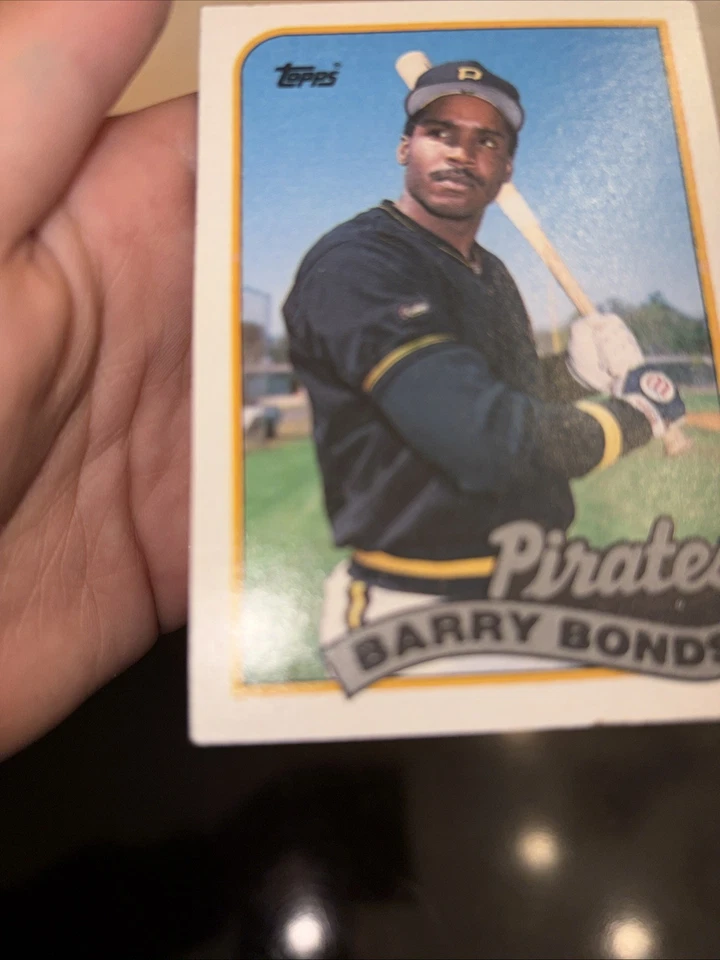 Tarjeta de error ondulada 1989 Topps - Barry Bonds #620 Foto 3 de 3