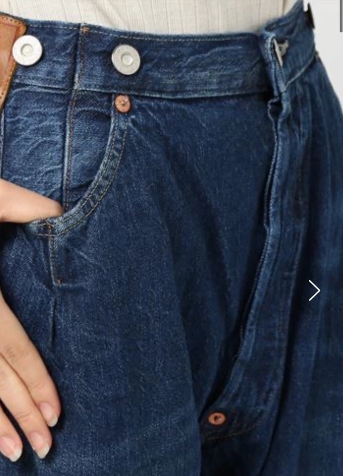 Levi's винтажная одежда LVC 501R 1915 джинсы пряжка назад Selvedge ствол 30 x 25 - Изображение 3 из 4