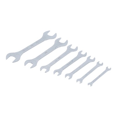 BGS Doppel-Maulschlüssel-Satz extra flach SW 6 - 23 mm 7 teilig