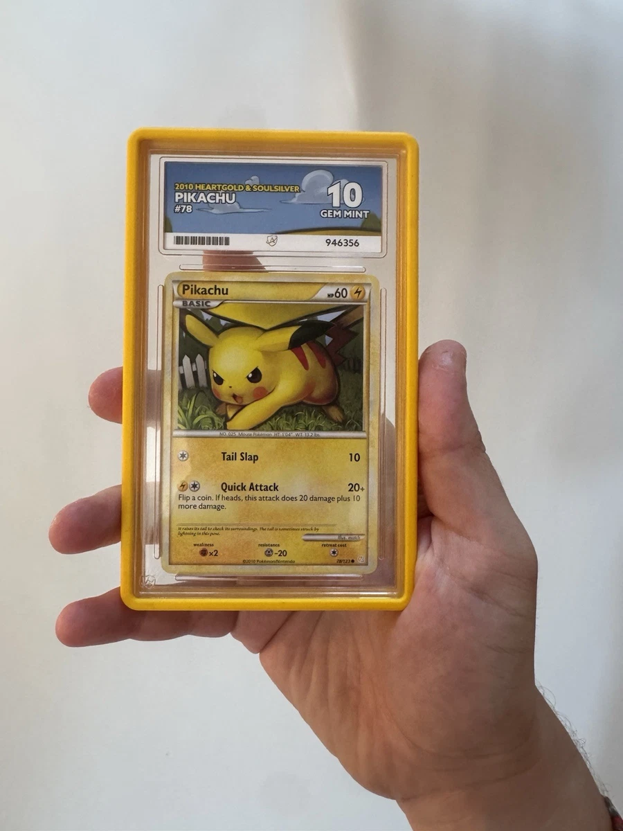 Pikachu Pokémon TCG Grade 10 Common Individual Collectible Card