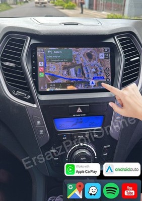 Android 15.0 Car Stereo Radio For Hyundai Santa FE 2013-2018 Apple CarPlay 64G