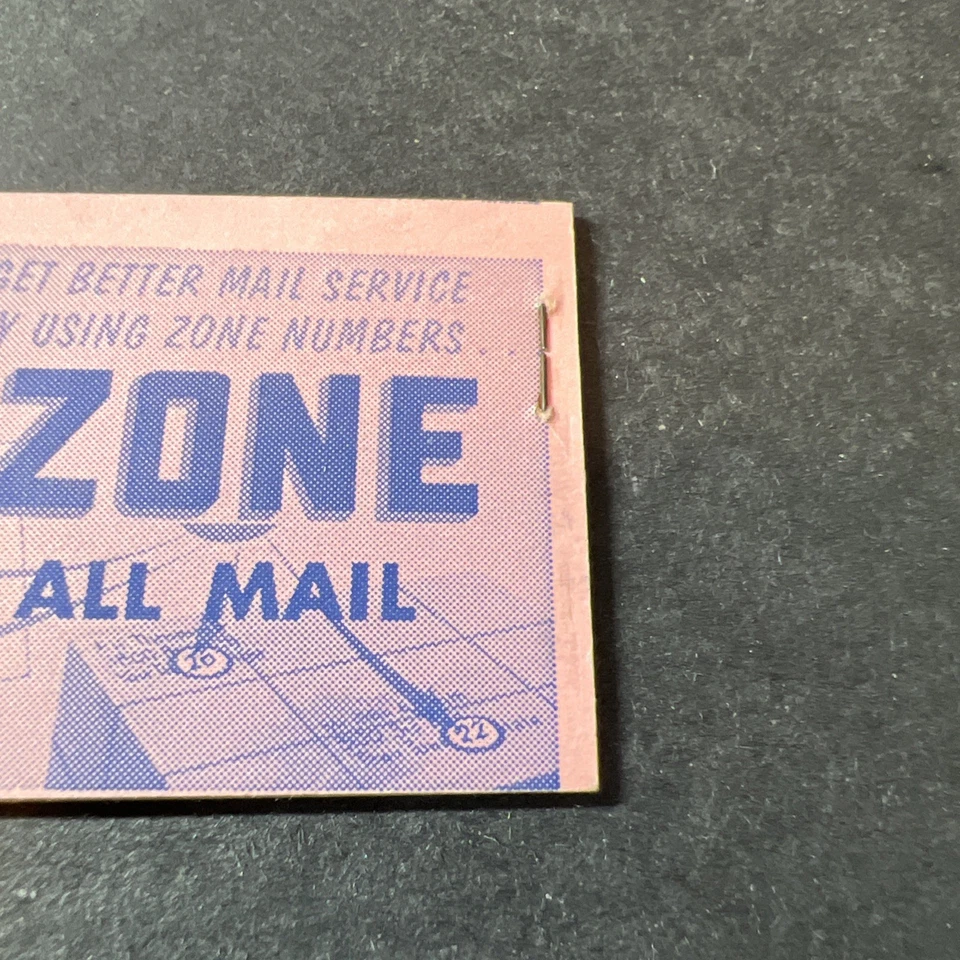 Scott#1036a-20 Stamp Lincoln Booklet -1 Staple Error-MNH-US - Image 2 of 3