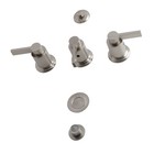 Kingston Brass KB632.NDL NuvoFusion 1.5 GPM Widespread Bidet - Nickel