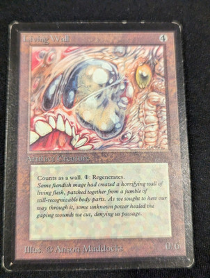 Living Wall - Beta - Uncommon - LP - MTG - Magic the Gathering - Artefakt