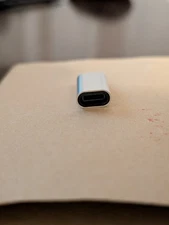 Have an old Iphone cable? Adapter 8-pin female connector  to male USB-C
