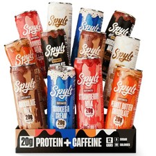 High Protein Milk - 6 Flavor Variety Pack with 60mg Caffeine  20g Protein - ...