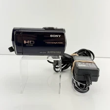 Sony HDR-CX150 HD Camcorder Blue with Power Adapter | No Battery | Works