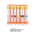 (570-571)6 Color Printer Ink Cartridge 2BK C M Y GY Clear Printing Printer Ink