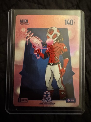 2025 Bo Jackson Battle Arena Alien Alpha Update Bubblegum SSP CJ Abrams 140