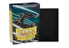 Japanese Matte Jet Case Display Dragon Shield Sleeves - 10x 60 ct Packs