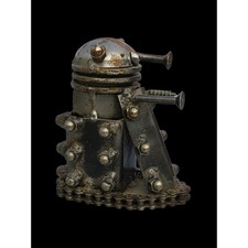 Dalek Steampunk Metal Art Sculpture | Unique Sci-Fi Gift for Him | Home Decor