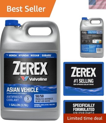 Prediluted 50/50 Antifreeze with Phosphate Additive - 1 Gallon Safety Assured