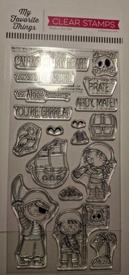 MY FAVORITE THINGS ''Party like a Pirate'' Piraten Stempel Set